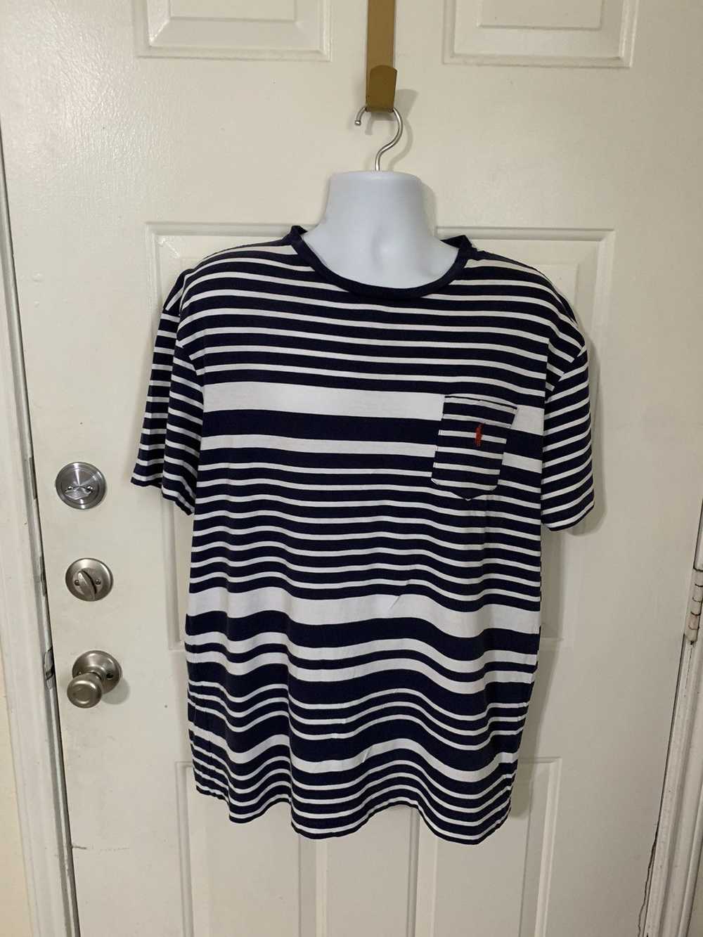 Polo Ralph Lauren Nautical Striped SS 1 pocket te… - image 1