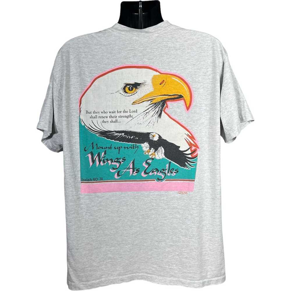 Vintage Vintage Eagle Bible Verse Tee 90s - image 3