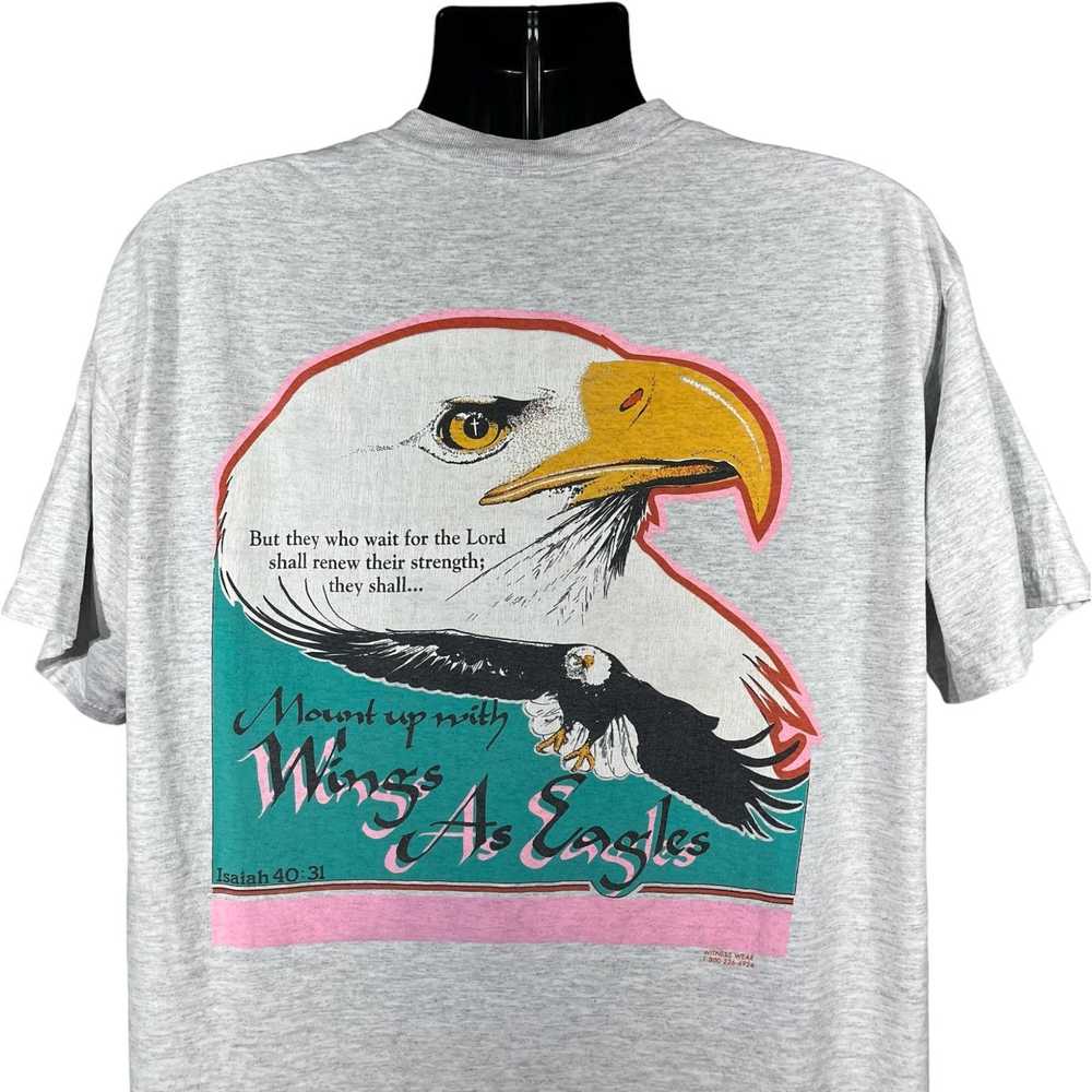 Vintage Vintage Eagle Bible Verse Tee 90s - image 4