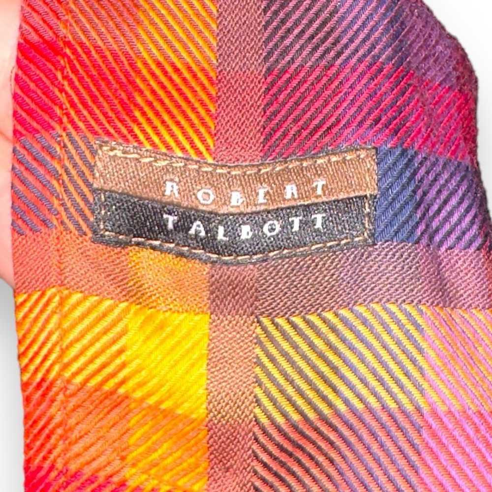 Robert Talbott Robert Talbott Red & Orange Check … - image 7