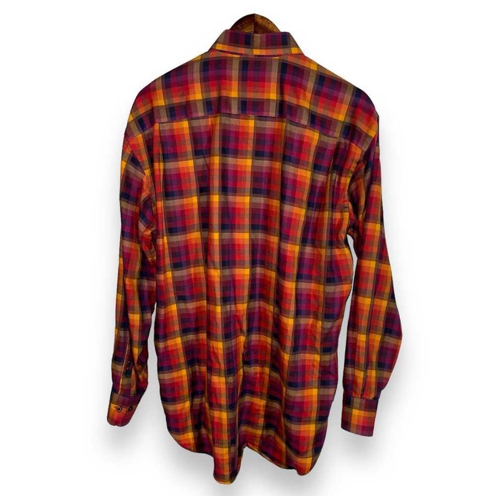 Robert Talbott Robert Talbott Red & Orange Check … - image 8