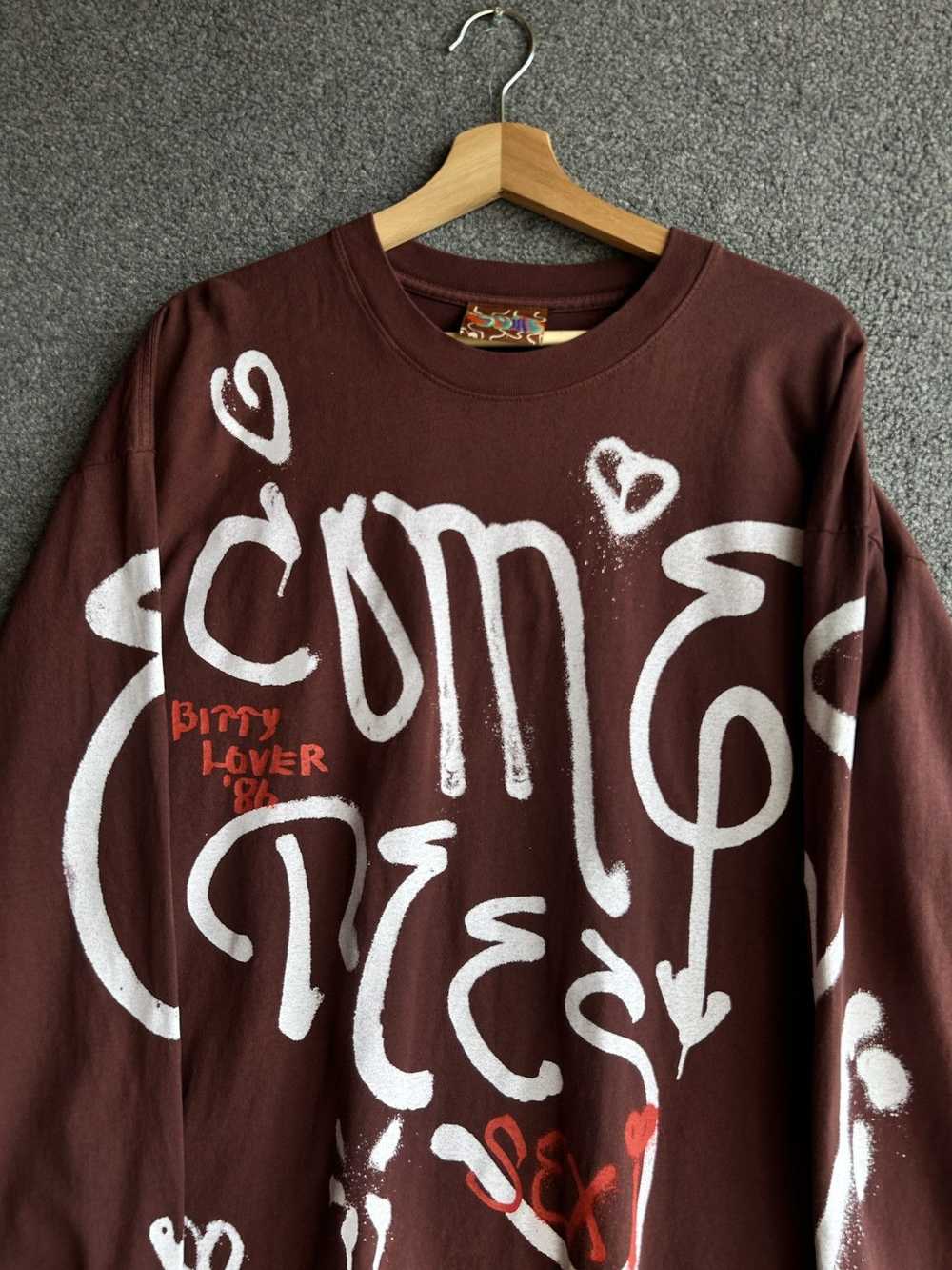 Come Tees Come Tees Spray Logo Print Sweatshirt L… - image 2