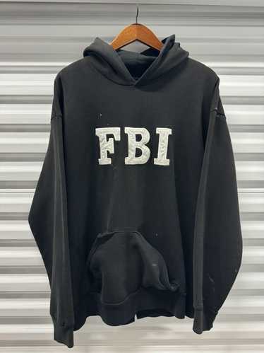 Streetwear × Vintage Vintage distressed FBI Hoodie