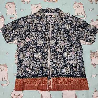 Kapital Kapital early gilt printed short-sleeved … - image 1