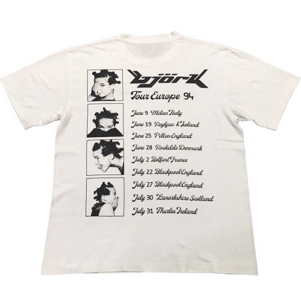 Band Tees × Very Rare × Vintage Bjork - Europe 94… - image 5