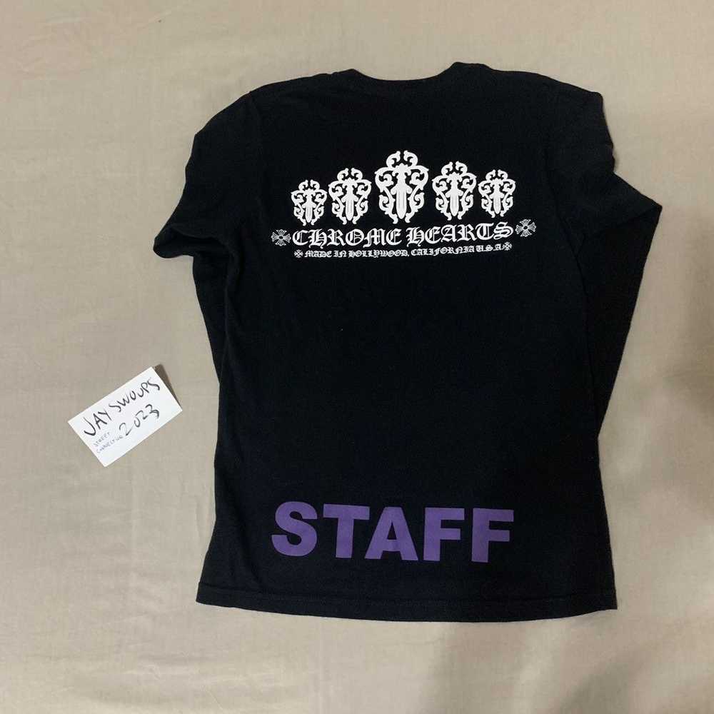 Chrome Hearts CHROME HEARTS PURPLE STAFF LS TEE R… - image 1