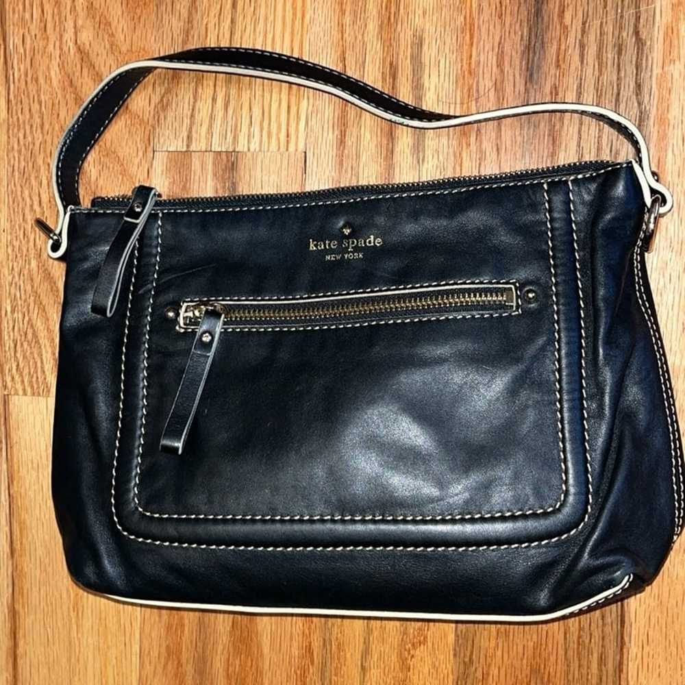 Vintage Kate Spade Genuine Soft Leather Crossbody… - image 6