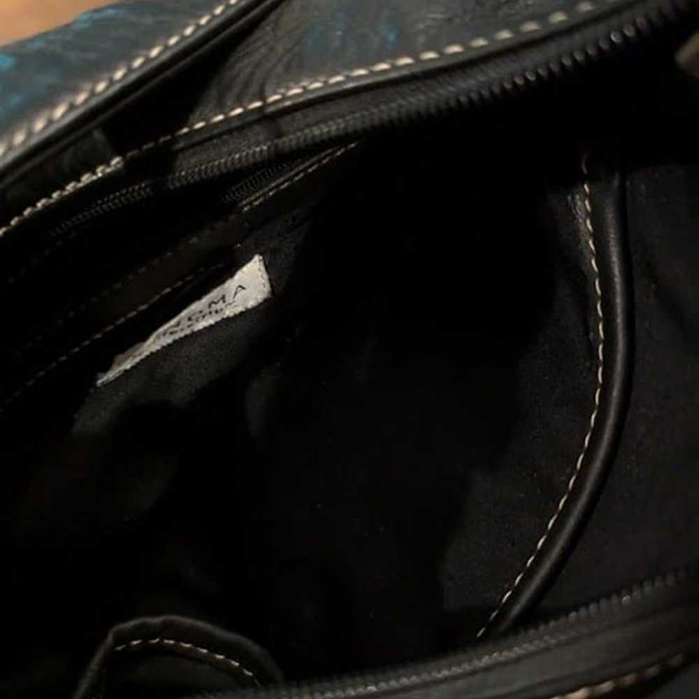 Vintage Black Leather Sonoma Shoulder Bag Authent… - image 4