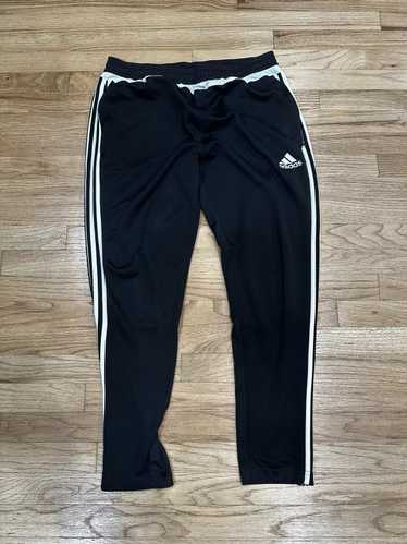 Adidas Adidas Men XL 3 Stripe Track Pants Black CL