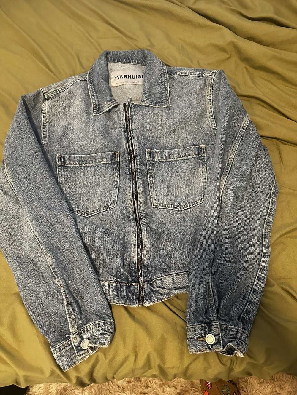 Rhude RHUDE CROPPED DENIM JACKET - image 2