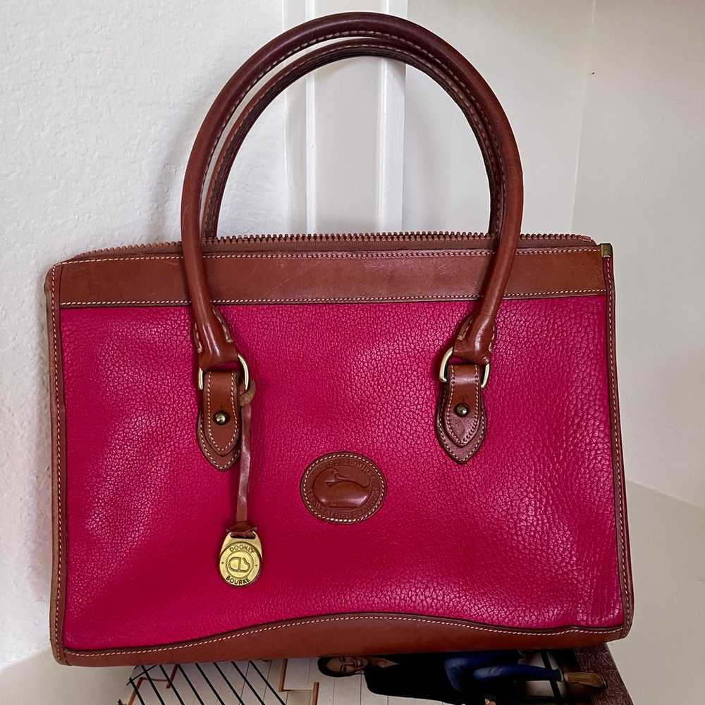 Dooney & Bourke Red leather handbag - image 1