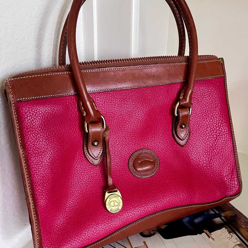 Dooney & Bourke Red leather handbag - image 2