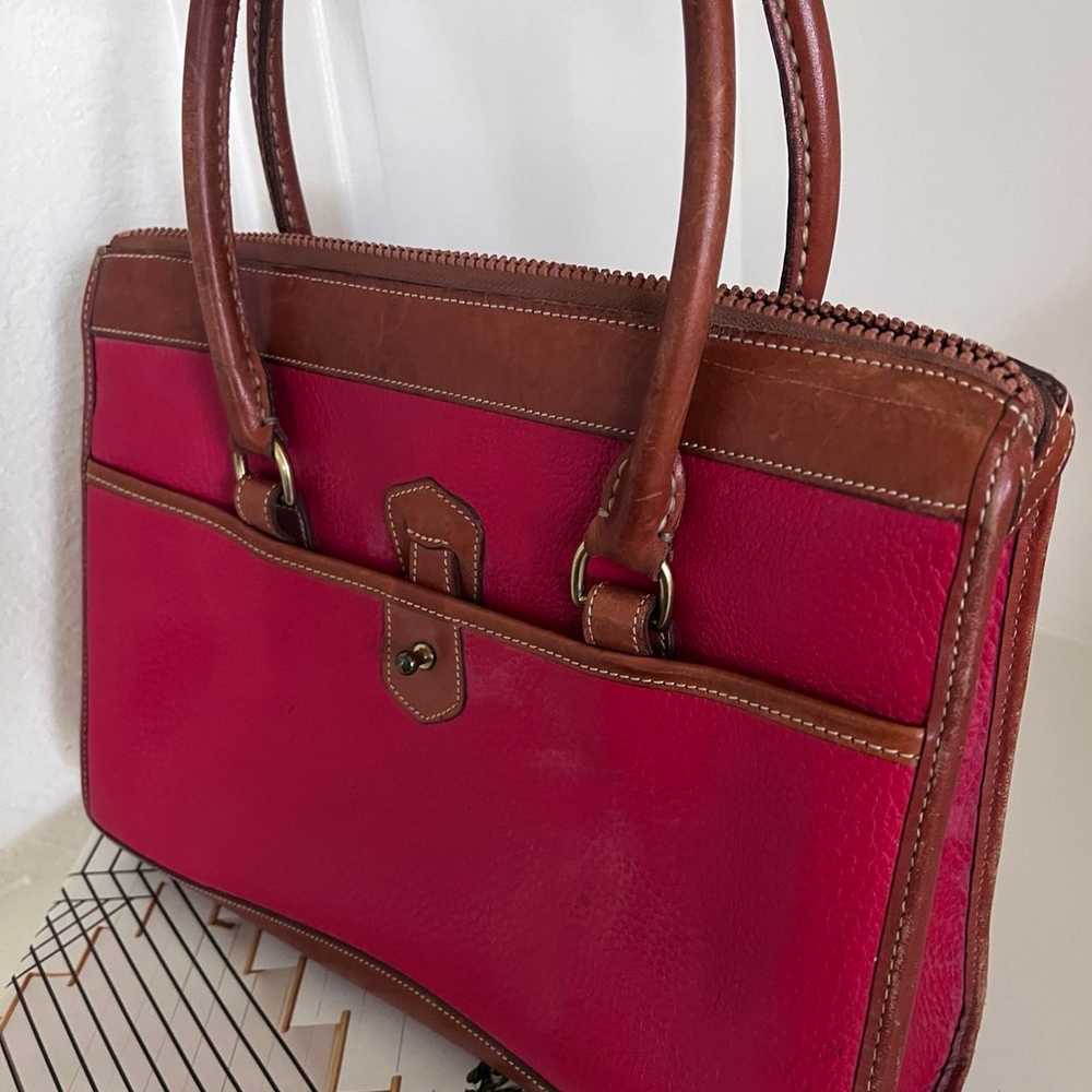 Dooney & Bourke Red leather handbag - image 3