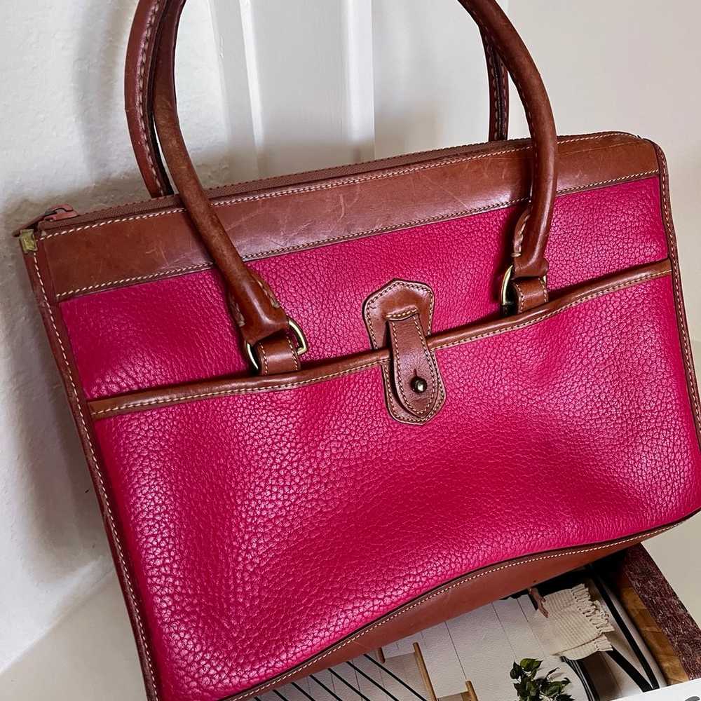 Dooney & Bourke Red leather handbag - image 6