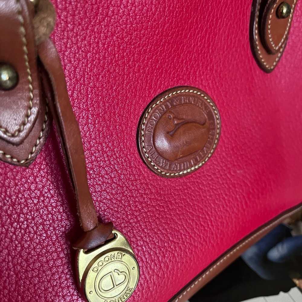 Dooney & Bourke Red leather handbag - image 7