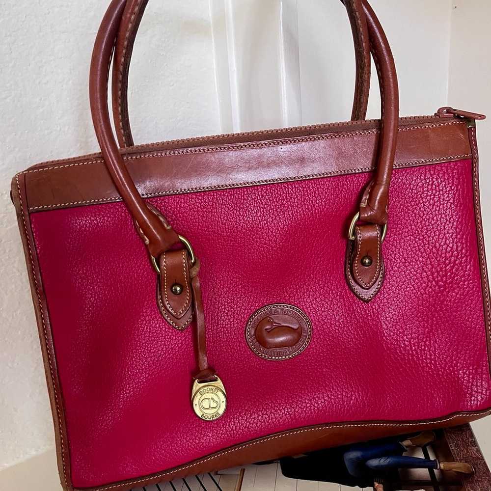 Dooney & Bourke Red leather handbag - image 9