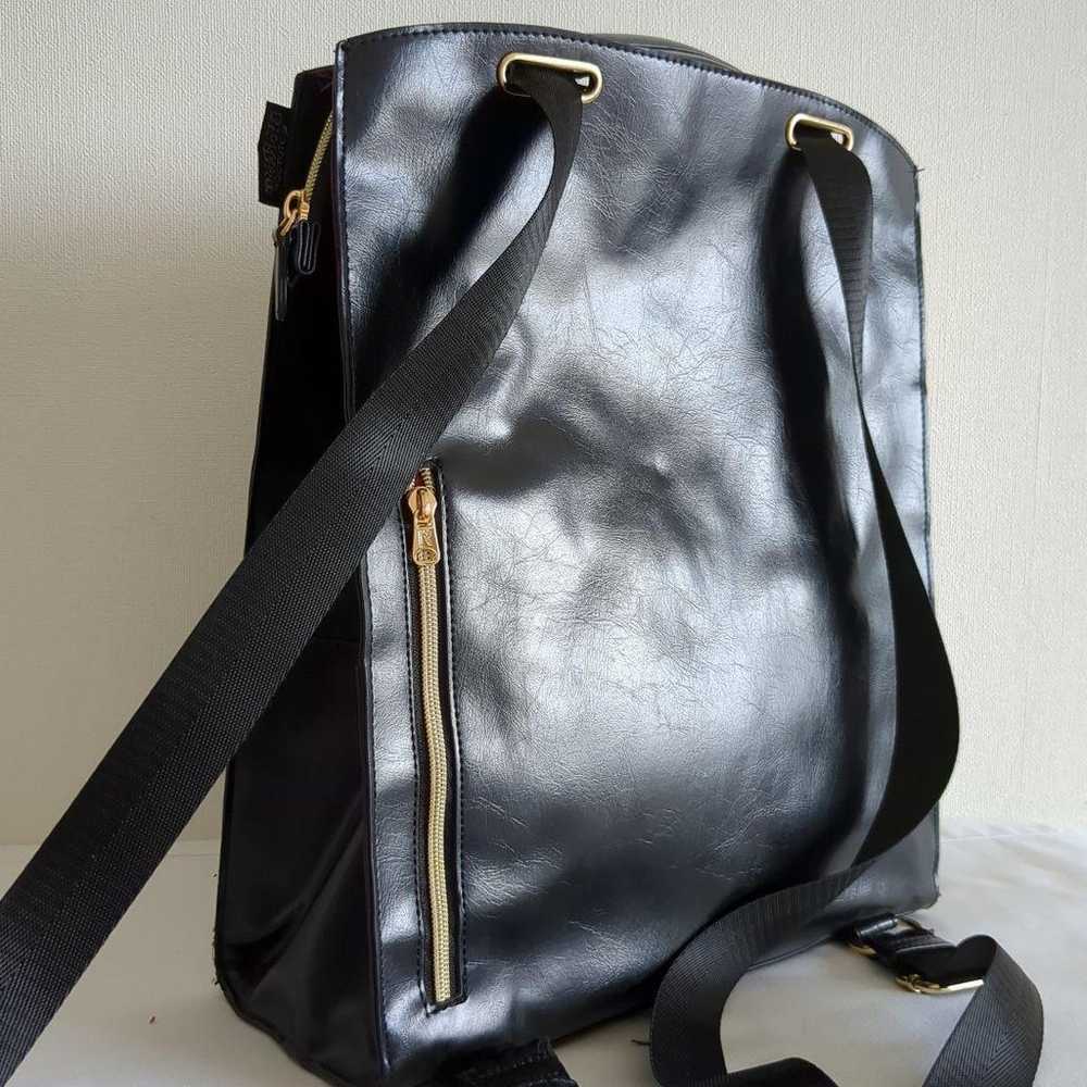 ROOTOTE Tote Bag Backpack 2way Black Shoulder str… - image 11