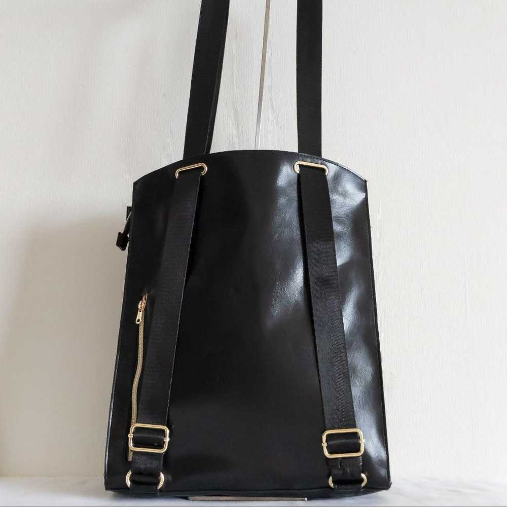 ROOTOTE Tote Bag Backpack 2way Black Shoulder str… - image 2