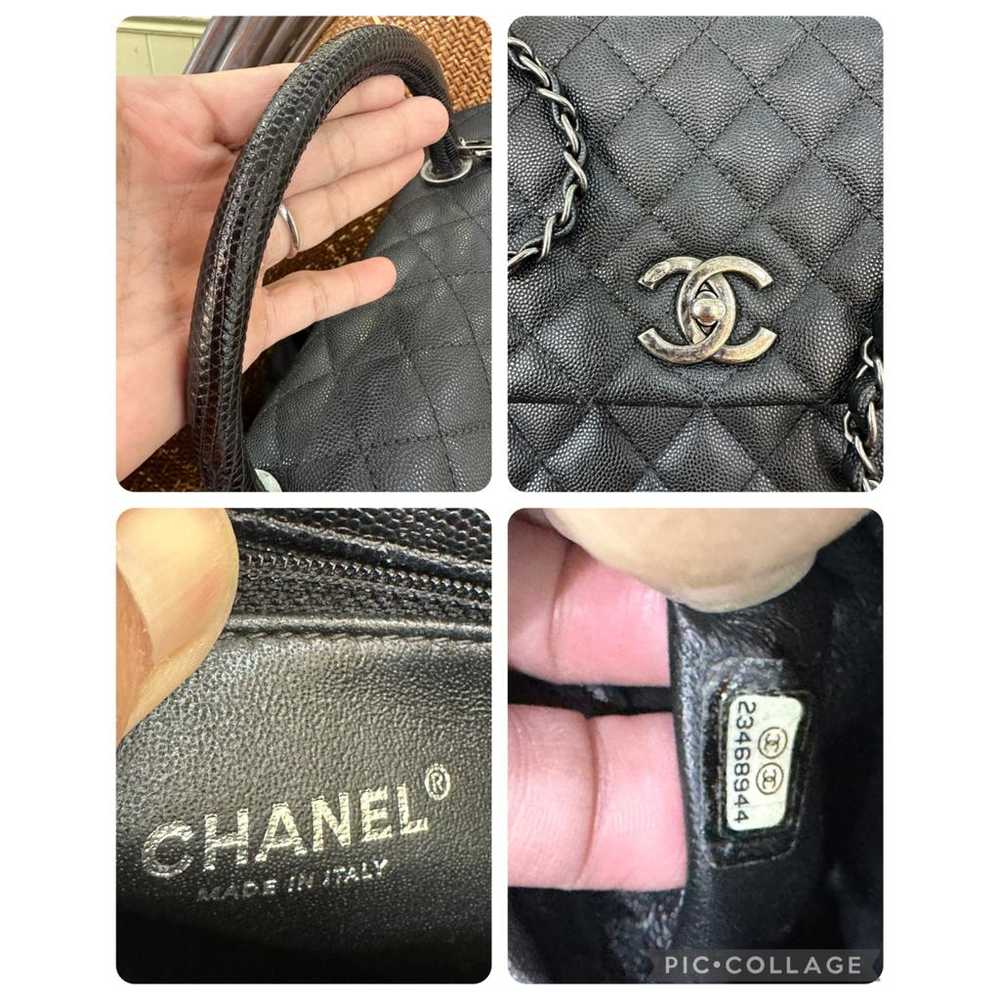 Chanel Coco Handle leather handbag - image 8