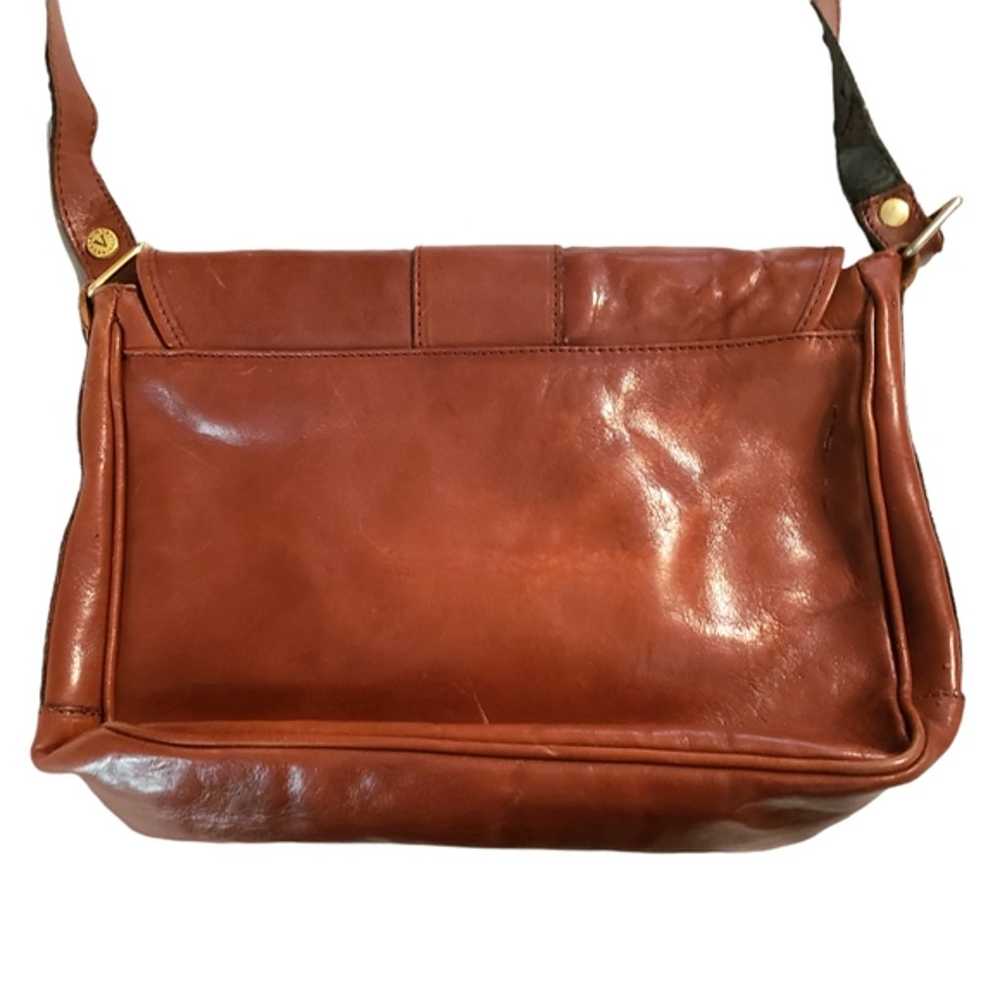 Vintage Valentina Leather Shoulder Bag/ Handbag P… - image 4