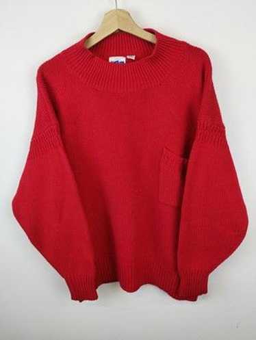 Cardigan × Coloured Cable Knit Sweater × Vintage … - image 1