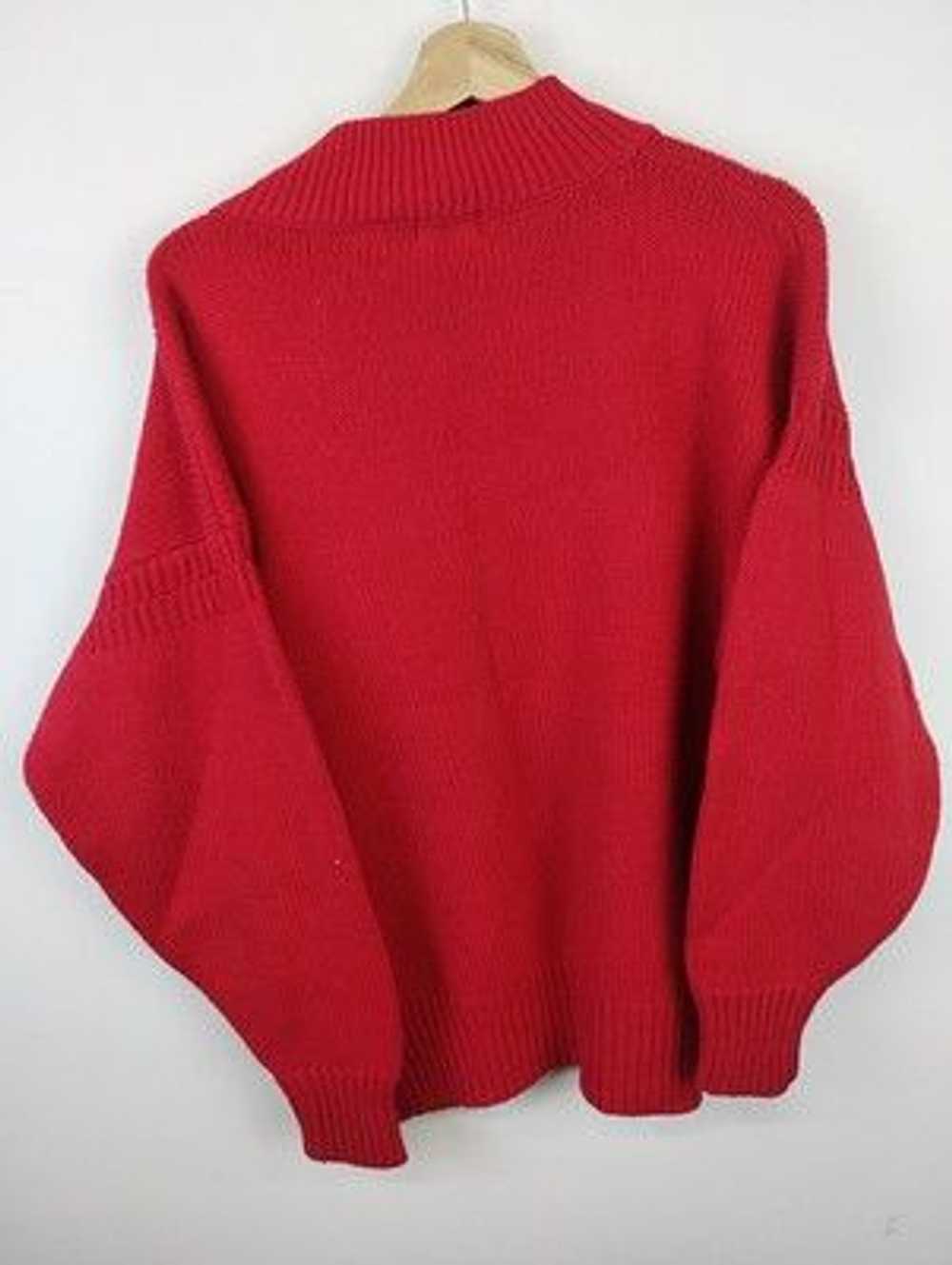 Cardigan × Coloured Cable Knit Sweater × Vintage … - image 4