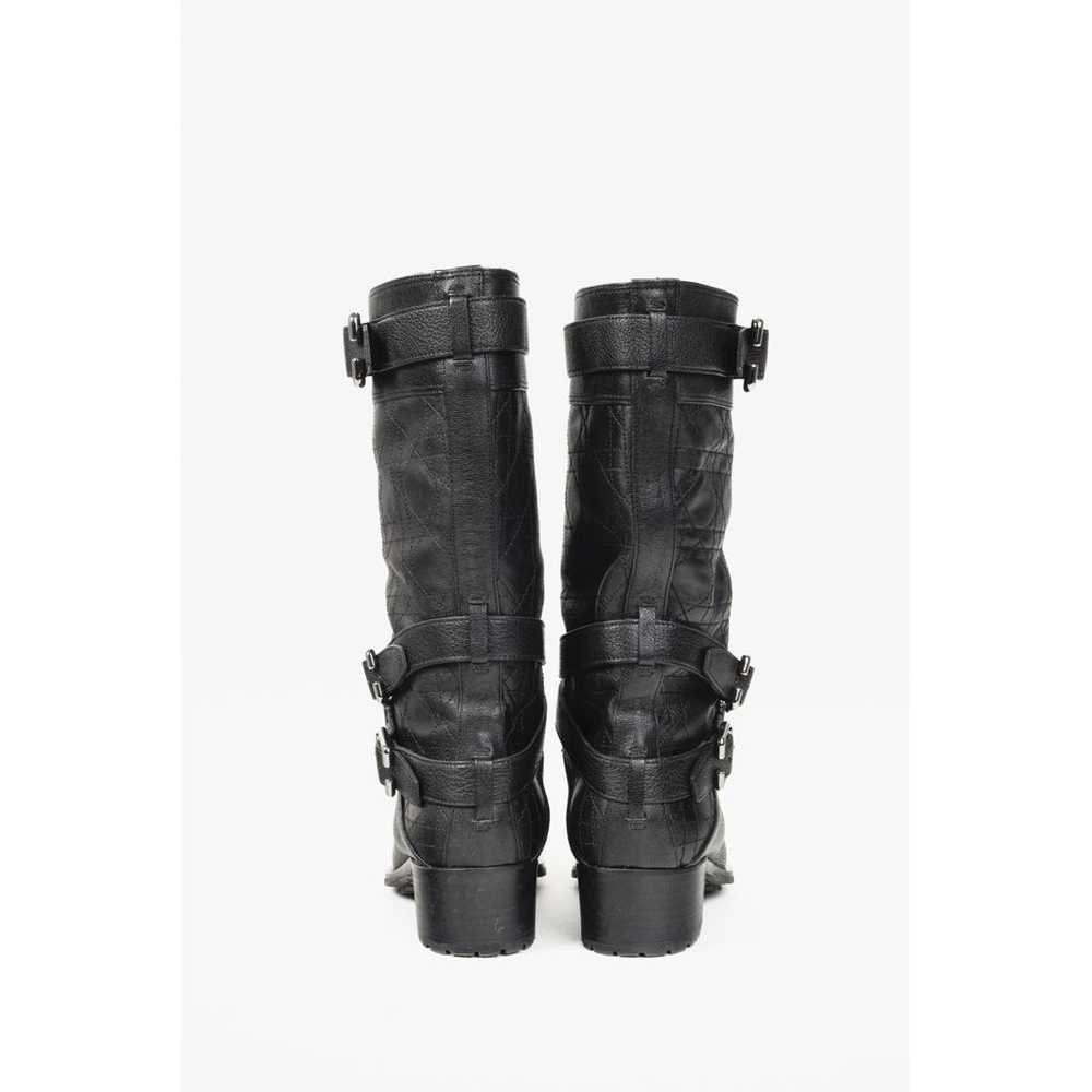 Dior Leather biker boots - image 2