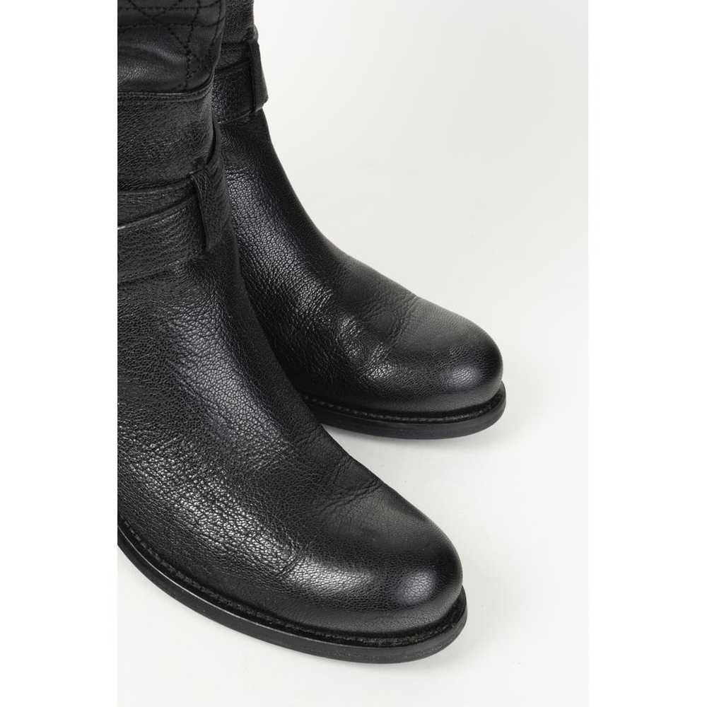 Dior Leather biker boots - image 5