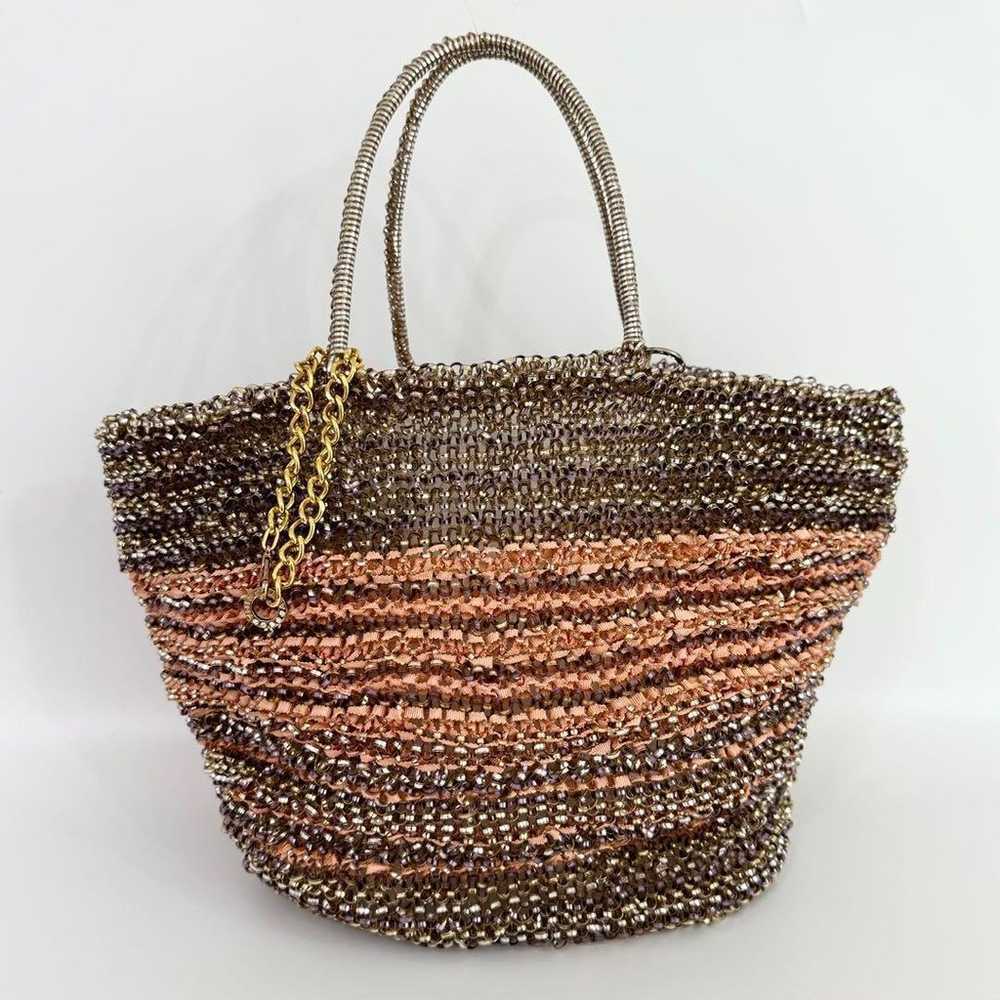 ANTEPRIMA wire bag tote bag, pink gold. - image 3