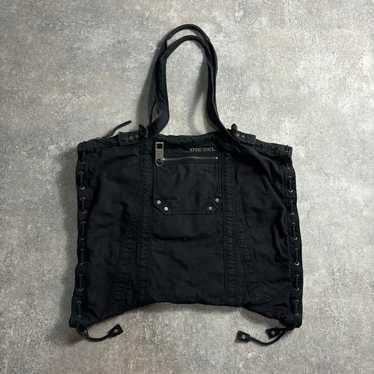 00s DIESEL tote bag one-shoulder archive studs