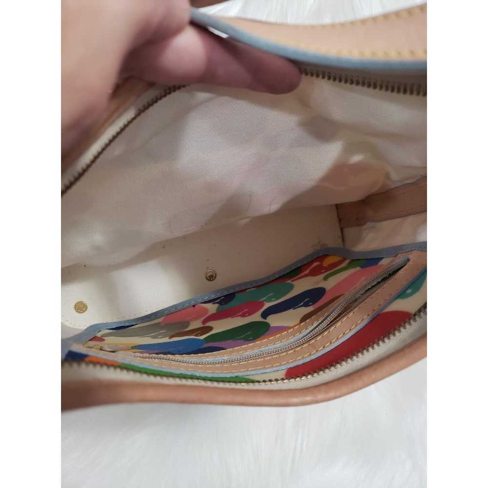 RARE Dooney And Bourke Wonder Duck Colorful Rainb… - image 11