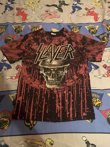 Slayer × Vintage 2000s world painted blood slayer 