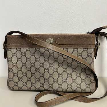 Gucci GG Plus Coated Canvas Vintage Shoulder Bag - image 1