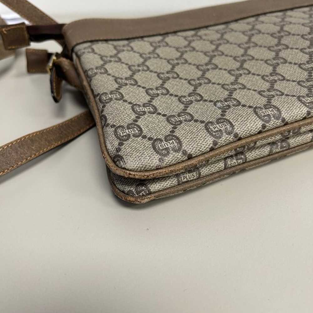 Gucci GG Plus Coated Canvas Vintage Shoulder Bag - image 6