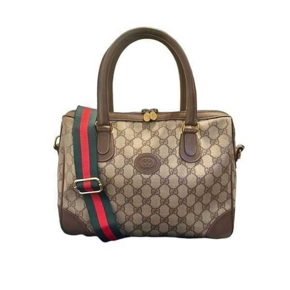 Gucci vintage GG canvas tote - image 1