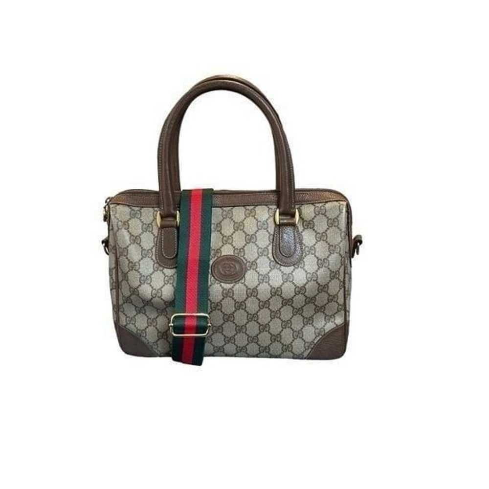 Gucci vintage GG canvas tote - image 7