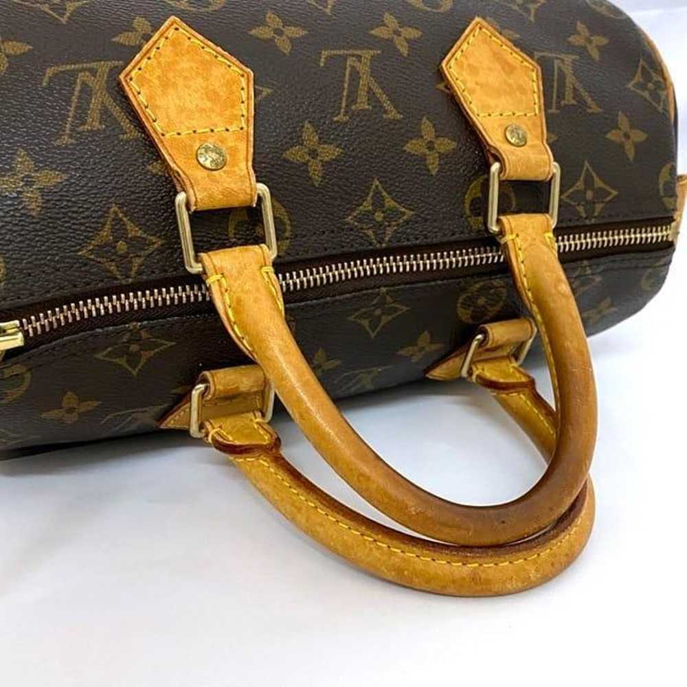 Louis Vuitton Handbag Speedy 25 Brown Monogram M4… - image 7