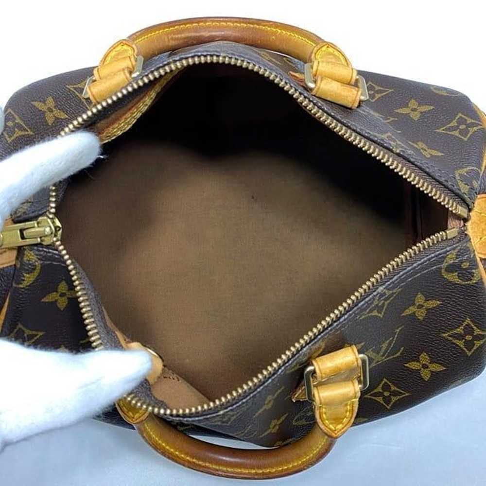 Louis Vuitton Handbag Speedy 25 Brown Monogram M4… - image 8