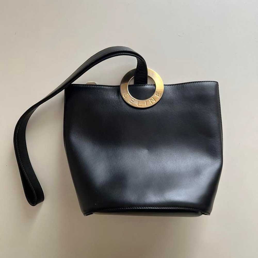 OLD CELINE LEATHER 2WAY HAND BAG - image 1