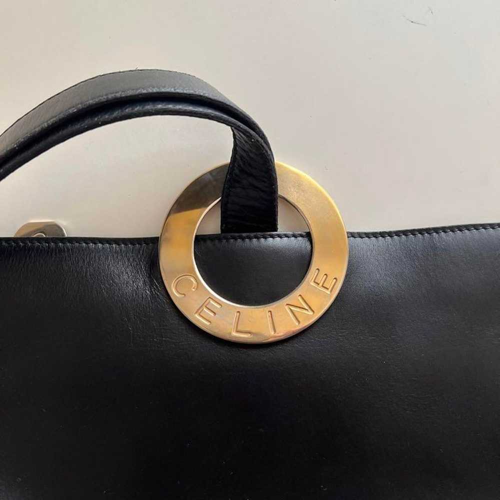 OLD CELINE LEATHER 2WAY HAND BAG - image 3