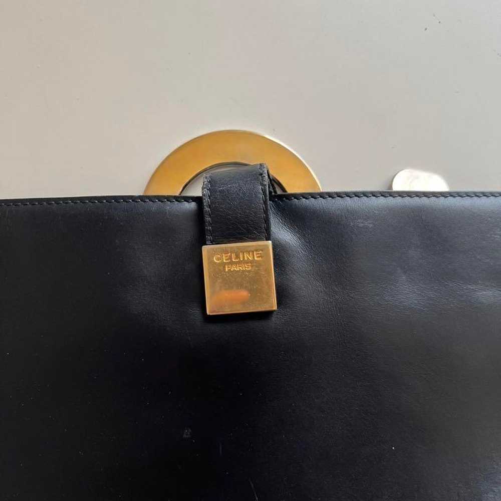 OLD CELINE LEATHER 2WAY HAND BAG - image 5