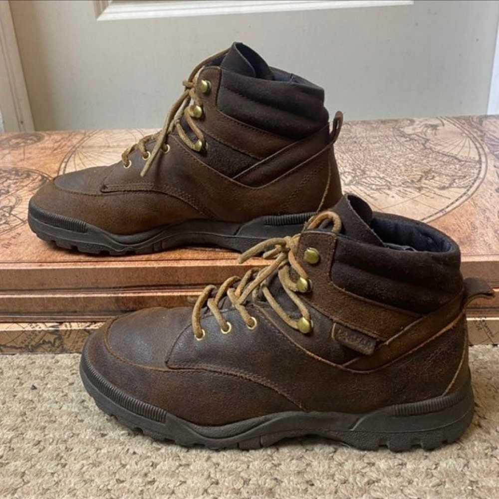 (Vintage) LAGear Genuine Real Leather Hiking Boots - image 1