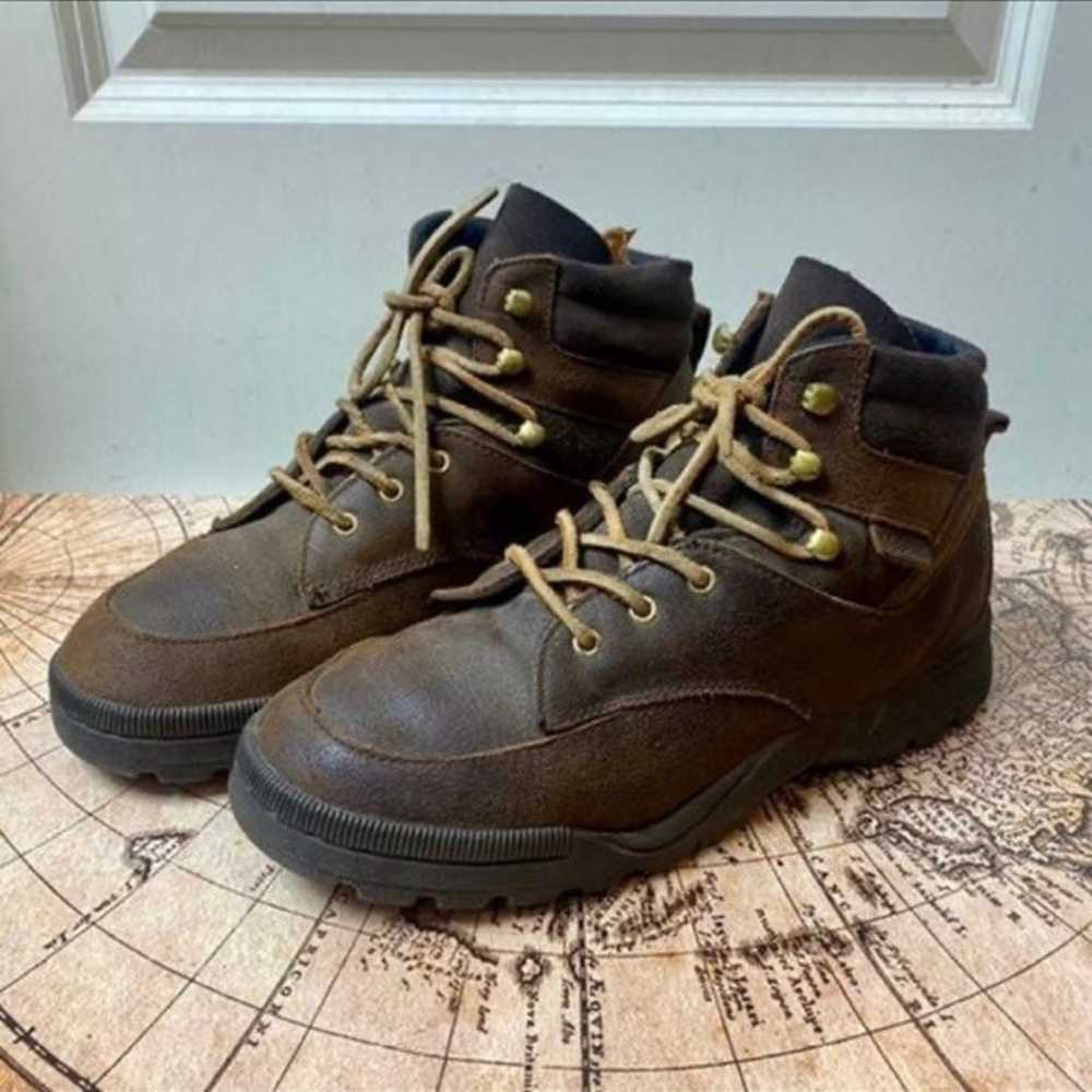 (Vintage) LAGear Genuine Real Leather Hiking Boots - image 4