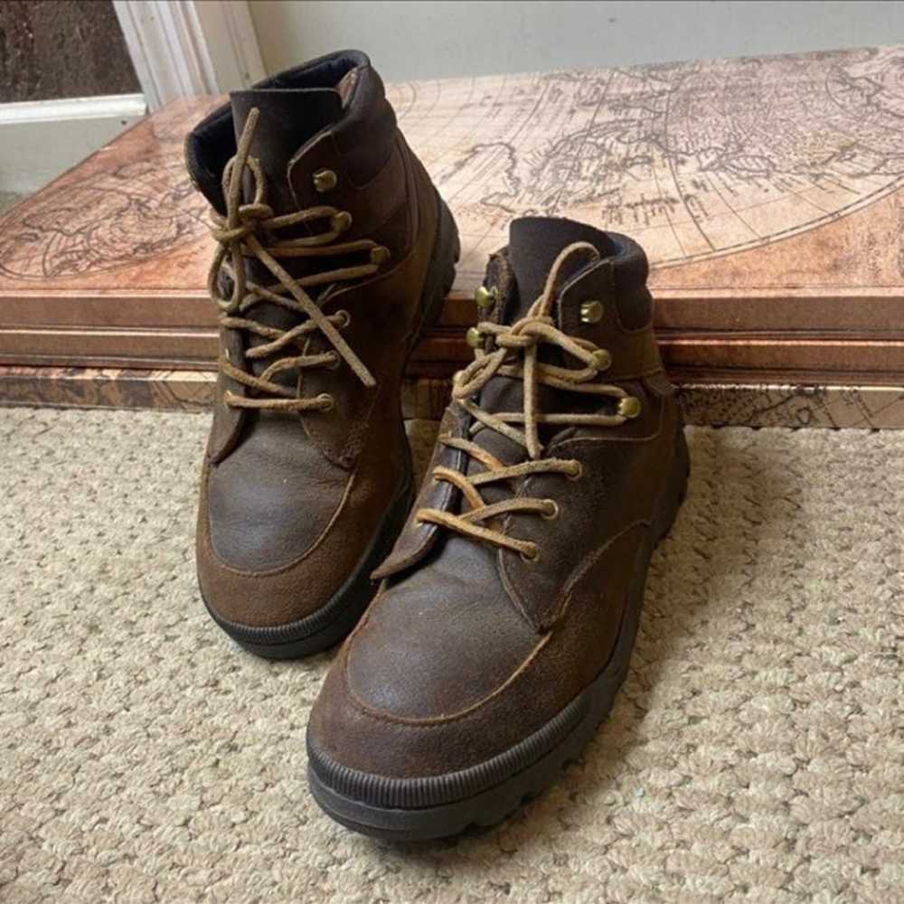 (Vintage) LAGear Genuine Real Leather Hiking Boots - image 8