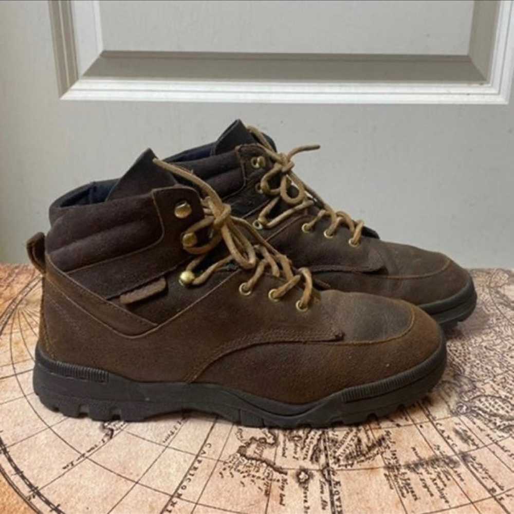 (Vintage) LAGear Genuine Real Leather Hiking Boots - image 9