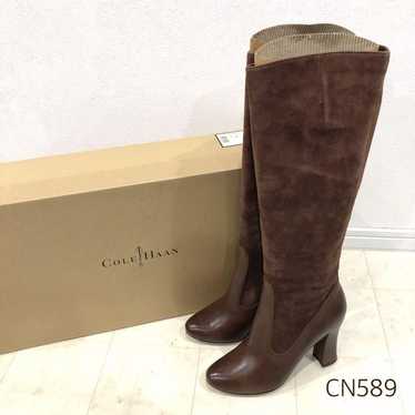 COLE HAAN High-quality High Heel Long Boots Brown