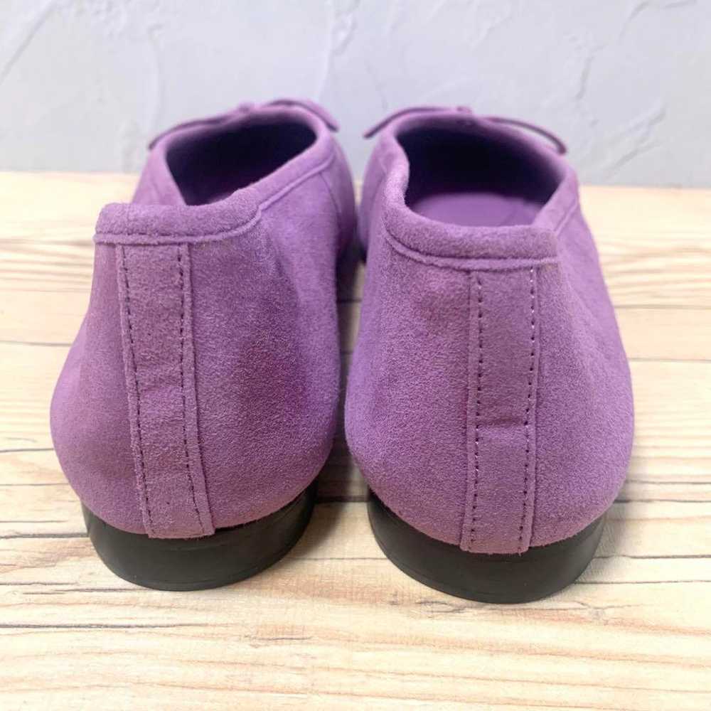 ♡ZARA♡ Zara Flat Shoes Ballet Shoes Purple - image 5