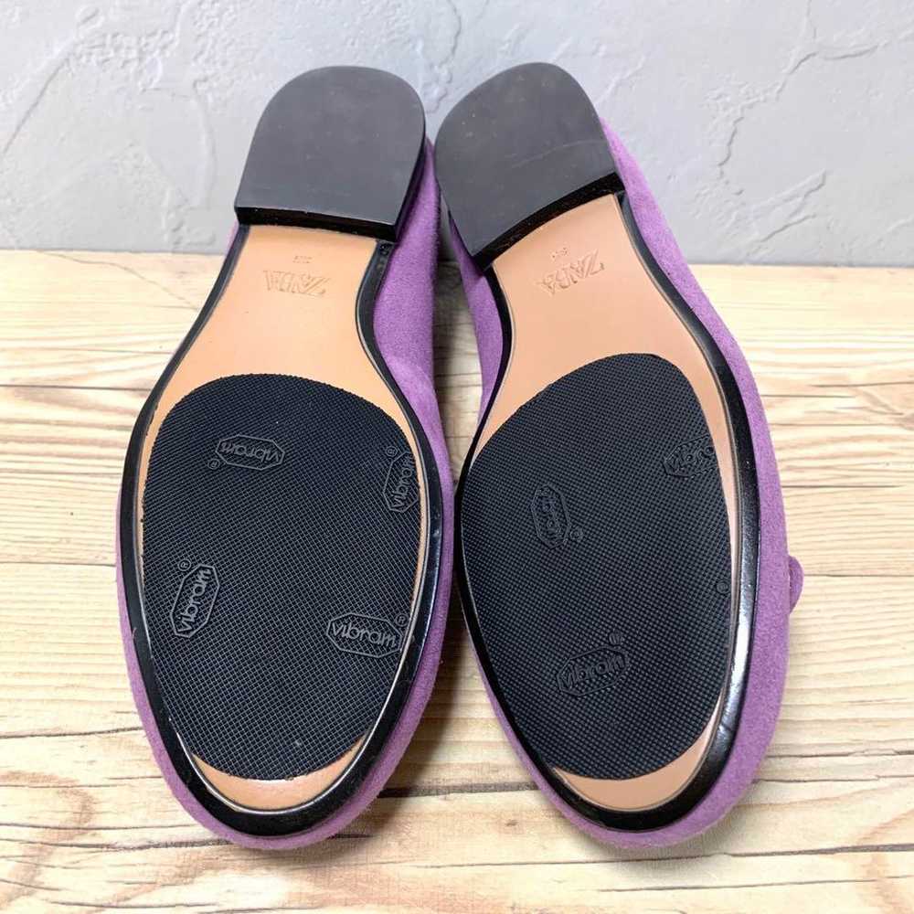 ♡ZARA♡ Zara Flat Shoes Ballet Shoes Purple - image 7