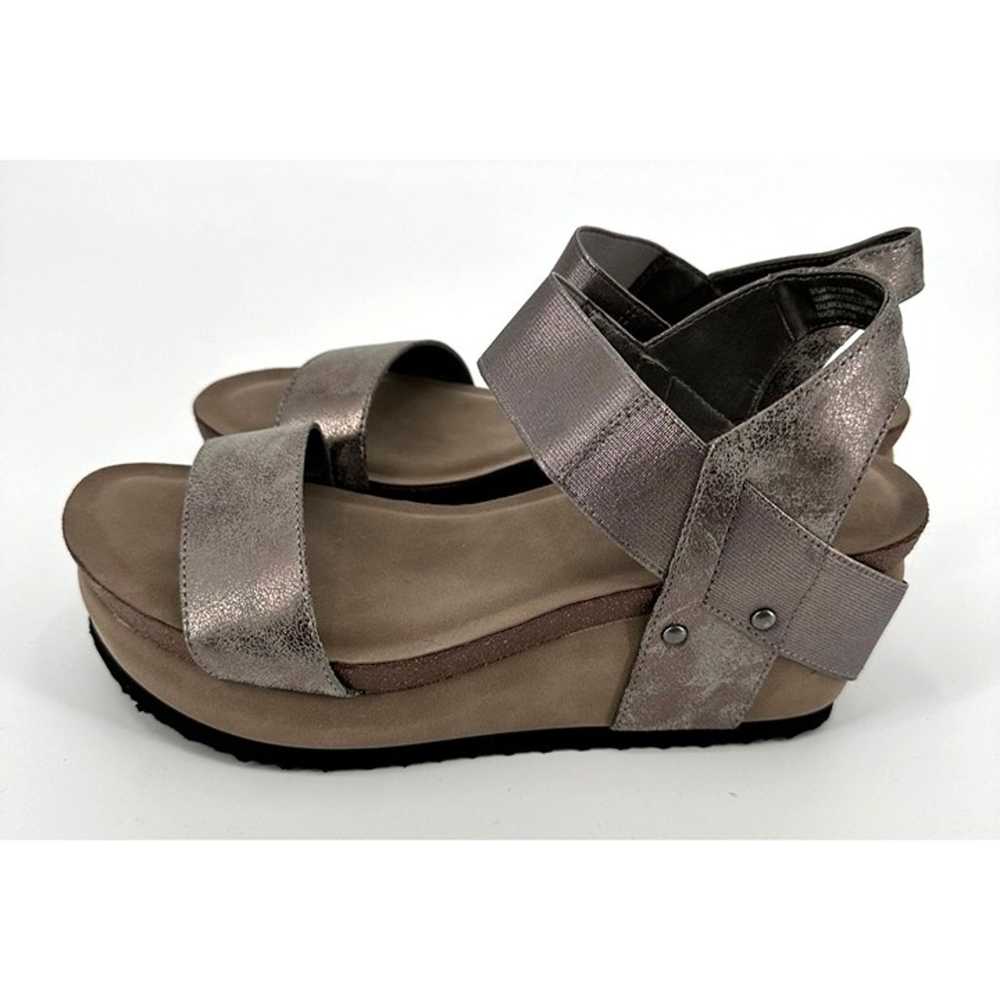 Crown Vintage Top Extra Wedge Sandals Women 9.5 G… - image 1