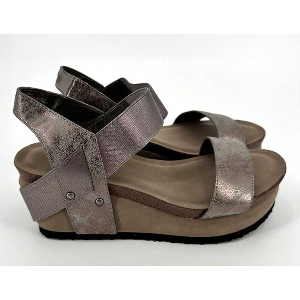 Crown Vintage Top Extra Wedge Sandals Women 9.5 G… - image 4